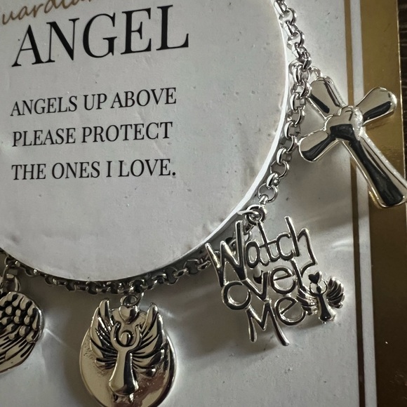 FootNotes Guardian Angel Chain Link Bracelet D12 - Picture 2 of 4